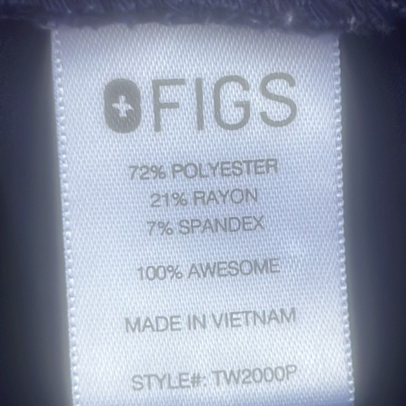 FIGS Navy Blue Technical Collection Med Scrubs Women's Size S - Picture 6 of 7